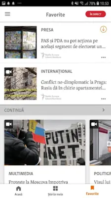 Radio Europa Liberă android App screenshot 6